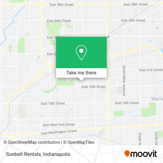 Mapa de Sunbelt Rentals