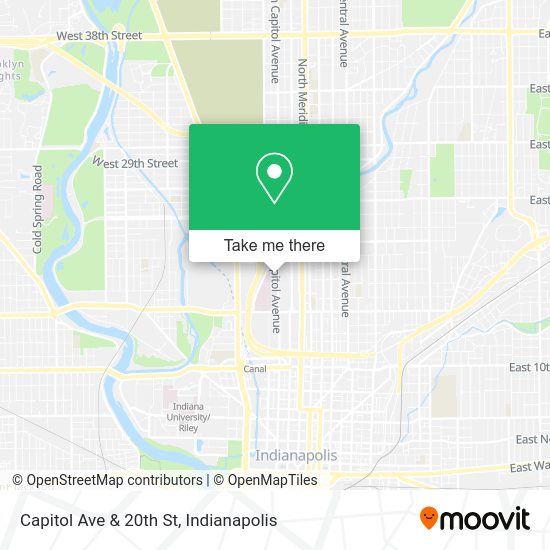 Mapa de Capitol Ave & 20th St