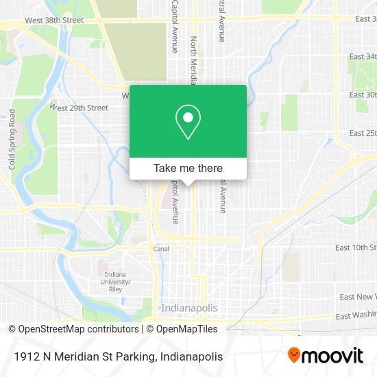 1912 N Meridian St Parking map