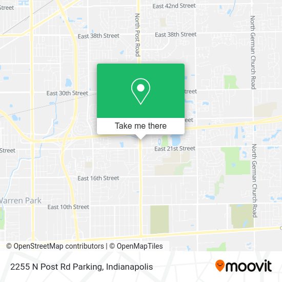 Mapa de 2255 N Post Rd Parking