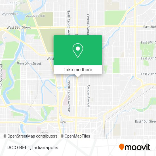 Mapa de TACO BELL