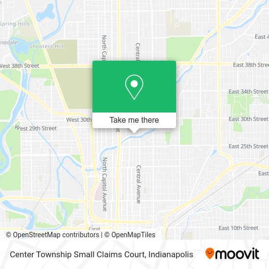 Mapa de Center Township Small Claims Court