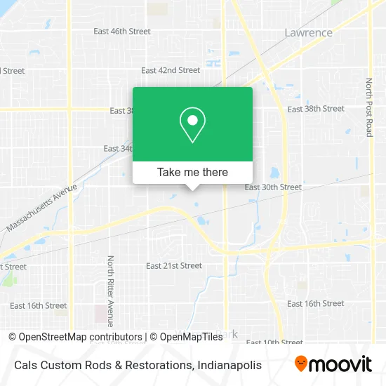 Cals Custom Rods & Restorations map