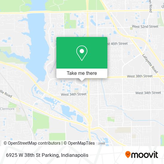 6925 W 38th St Parking map