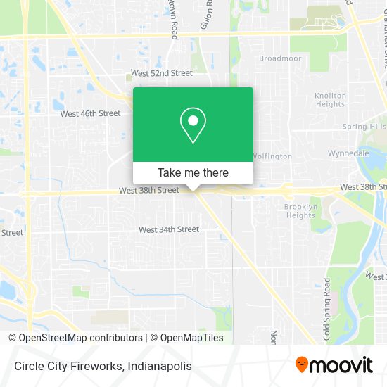 Mapa de Circle City Fireworks