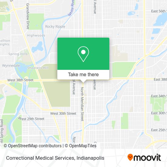 Mapa de Correctional Medical Services