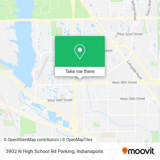 3902 N High School Rd Parking map