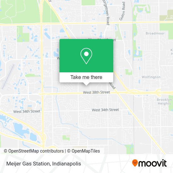 Mapa de Meijer Gas Station