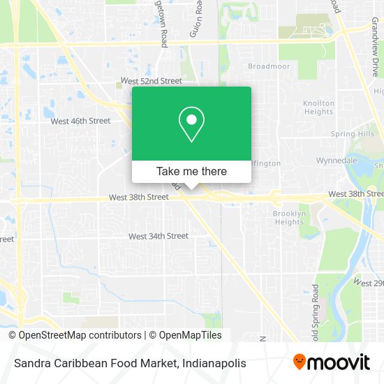 Sandra Caribbean Food Market map