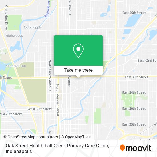 Oak Street Health Fall Creek Primary Care Clinic map