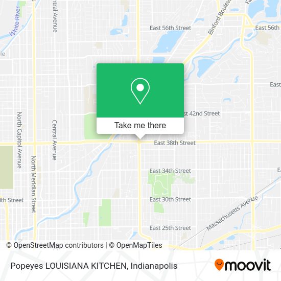 Popeyes LOUISIANA KITCHEN map
