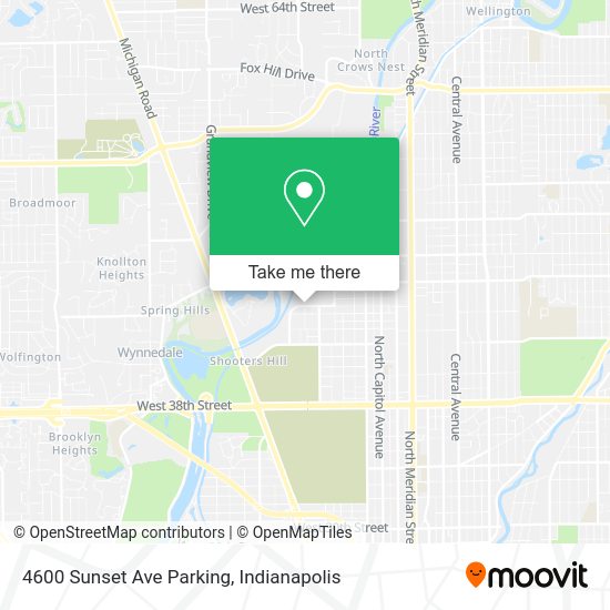 Mapa de 4600 Sunset Ave Parking