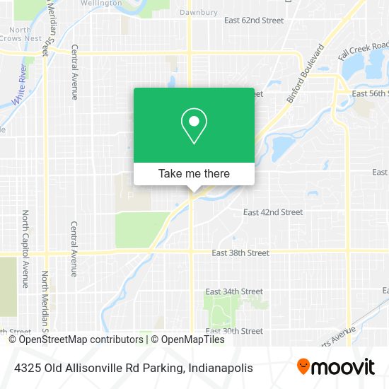 Mapa de 4325 Old Allisonville Rd Parking