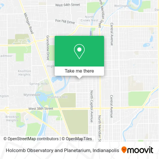 Mapa de Holcomb Observatory and Planetarium