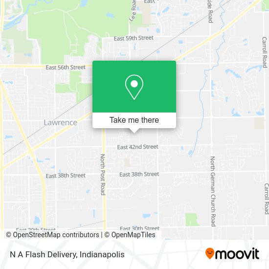 N A Flash Delivery map