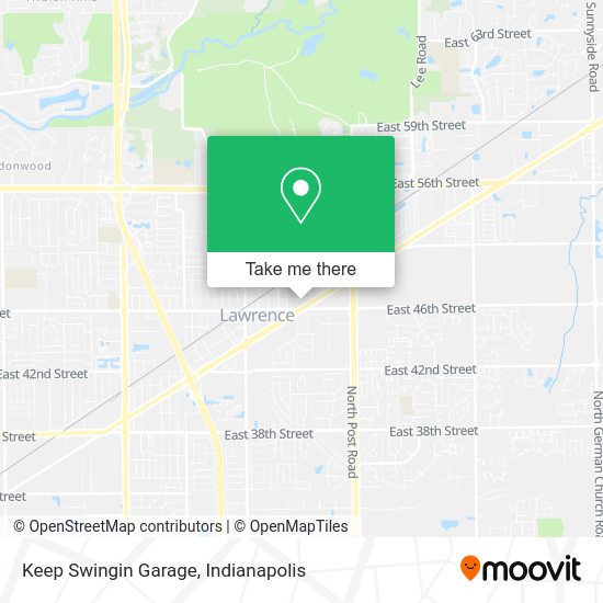 Keep Swingin Garage map
