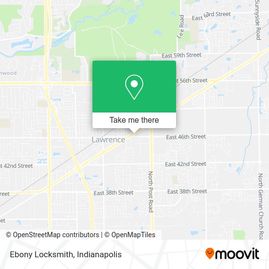 Ebony Locksmith map