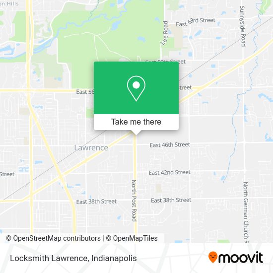 Mapa de Locksmith Lawrence