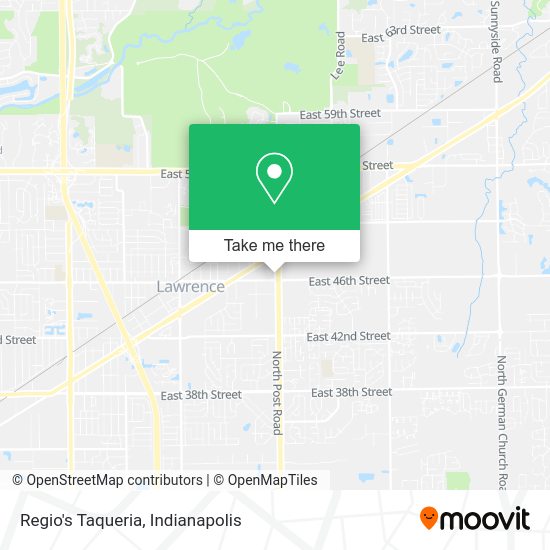 Regio's Taqueria map