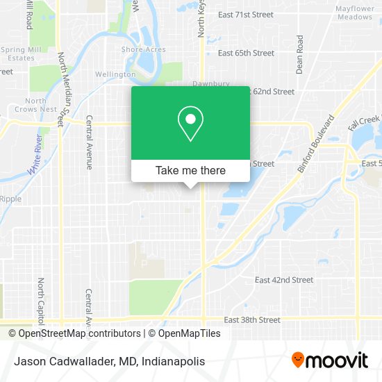 Jason Cadwallader, MD map