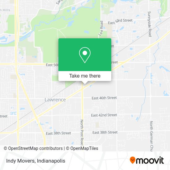 Mapa de Indy Movers