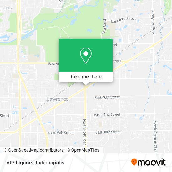 VIP Liquors map