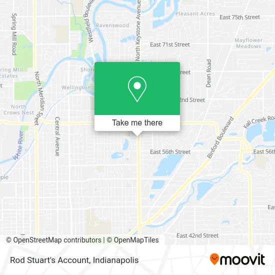 Rod Stuart's Account map