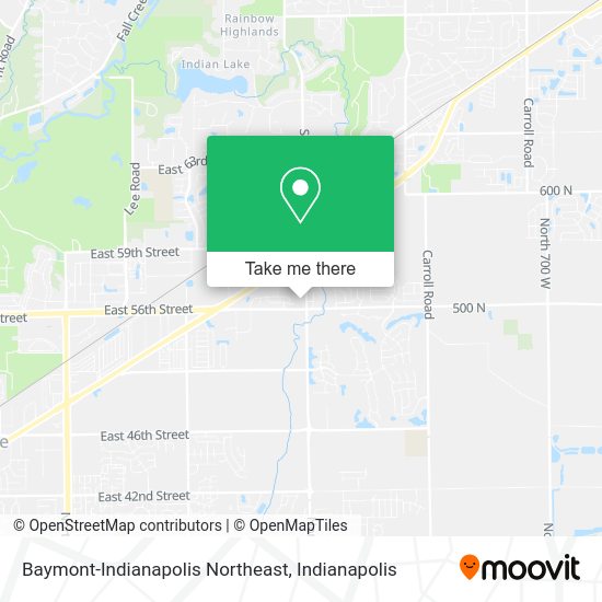 Baymont-Indianapolis Northeast map