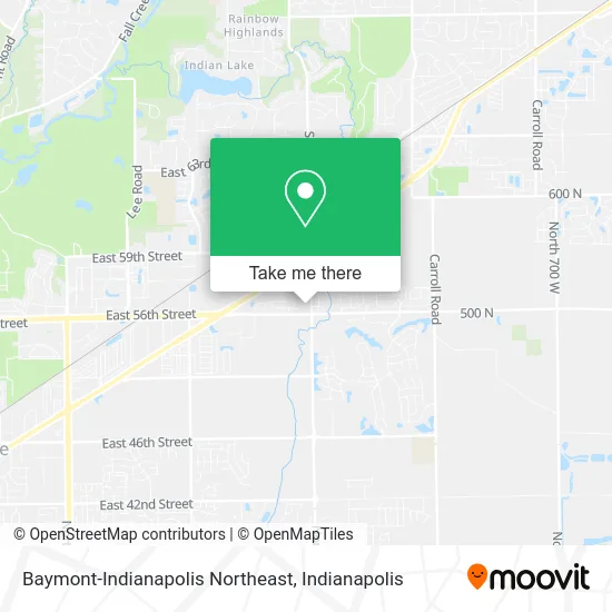 Baymont-Indianapolis Northeast map