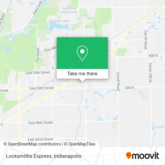 Locksmiths Express map