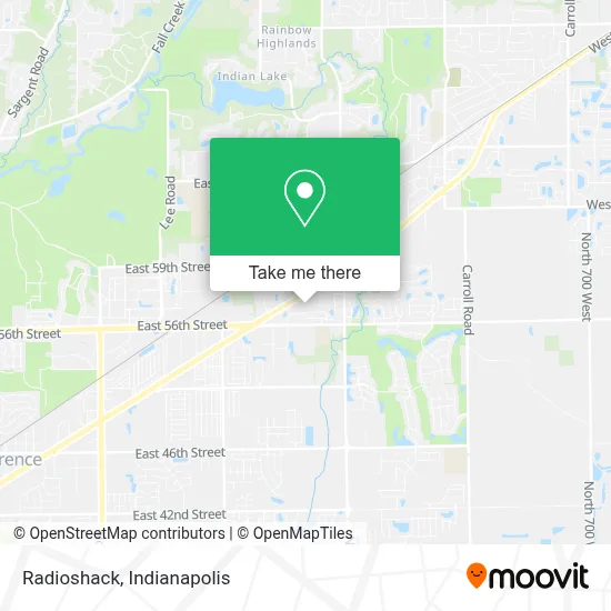 Radioshack map