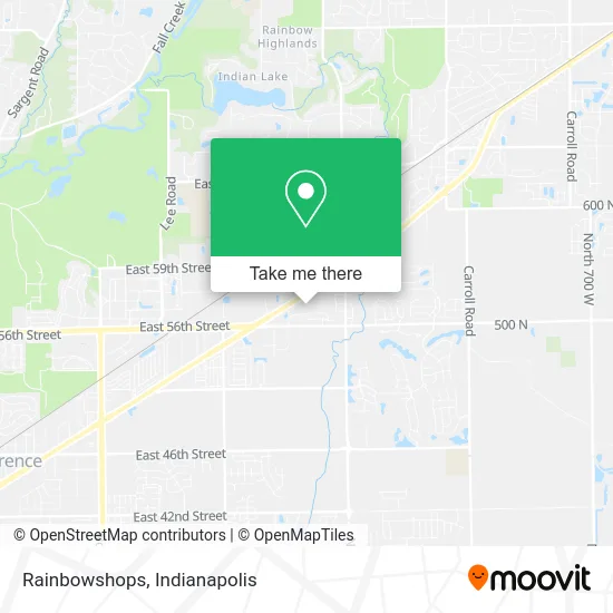 Rainbowshops map