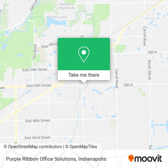 Mapa de Purple Ribbon Office Solutions
