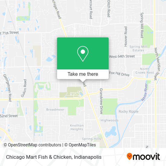 Chicago Mart Fish & Chicken map