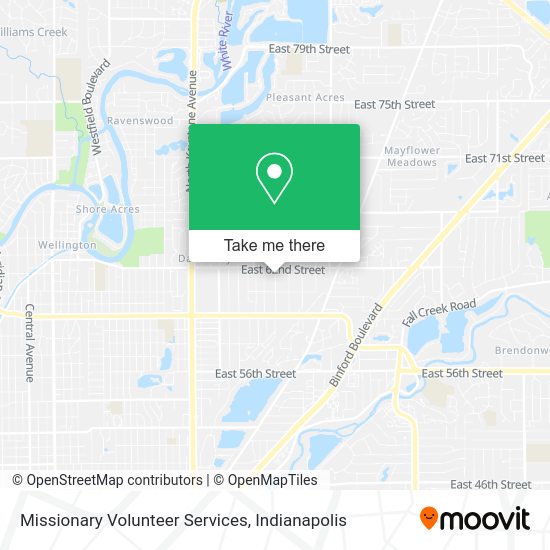 Missionary Volunteer Services map
