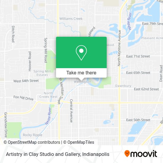 Mapa de Artistry in Clay Studio and Gallery