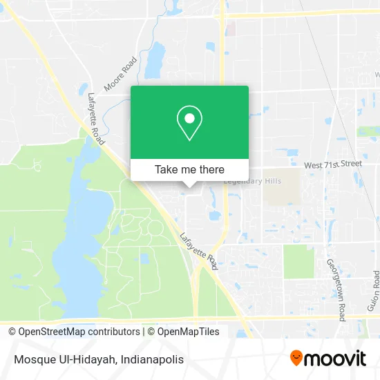 Mosque Ul-Hidayah map