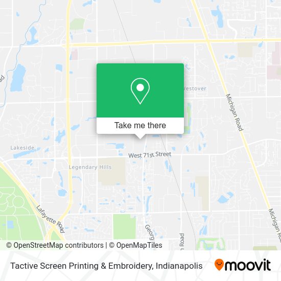 Mapa de Tactive Screen Printing & Embroidery