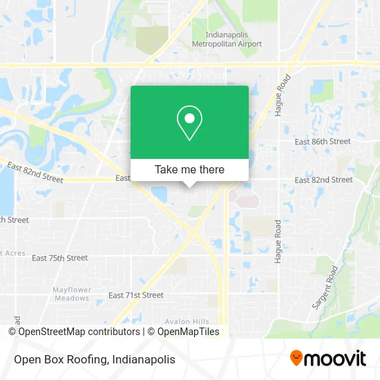 Mapa de Open Box Roofing