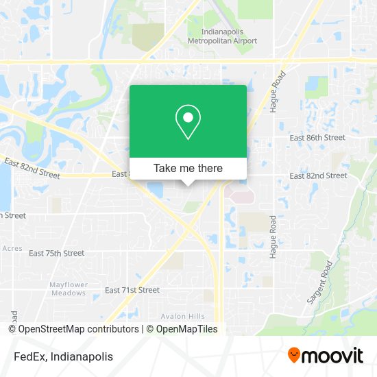 Mapa de FedEx