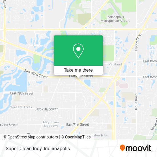 Super Clean Indy map