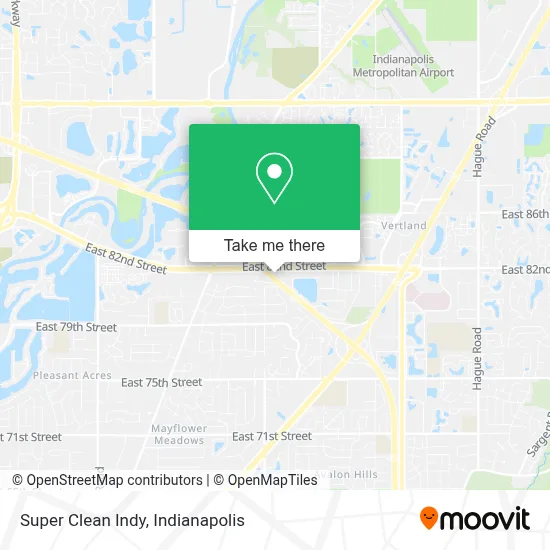 Super Clean Indy map