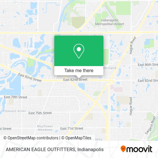AMERICAN EAGLE OUTFITTERS map