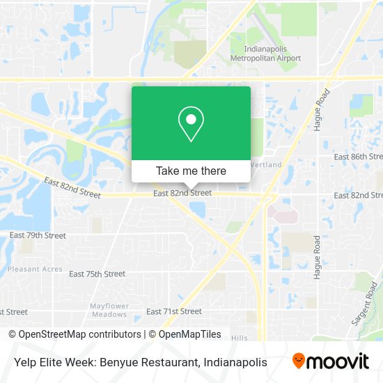 Yelp Elite Week: Benyue Restaurant map