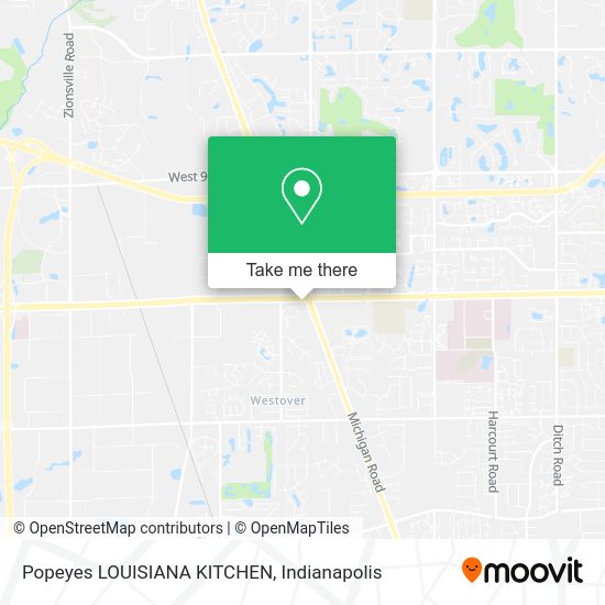 Mapa de Popeyes LOUISIANA KITCHEN