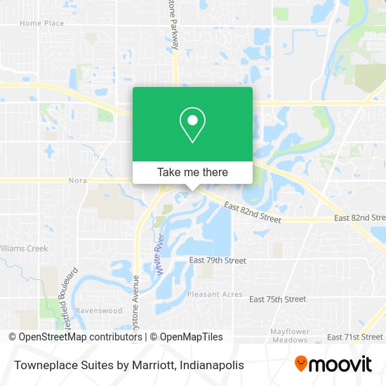 Towneplace Suites by Marriott map