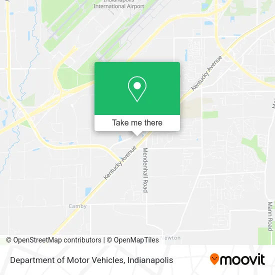 Mapa de Department of Motor Vehicles