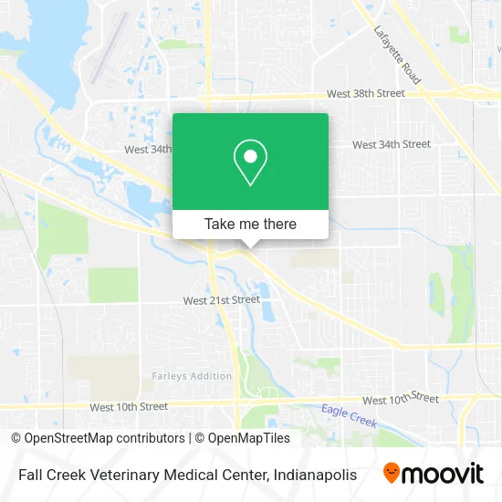 Mapa de Fall Creek Veterinary Medical Center