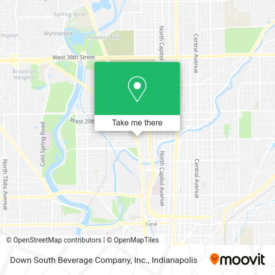 Down South Beverage Company, Inc. map