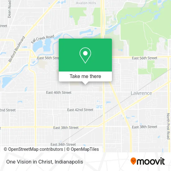 One Vision in Christ map